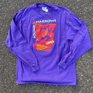 Hanes Men's Purple T-shirt